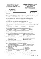 Đề thi Học kì 1 Tin học 11 năm 2025-2026 trường THPT Lê Trọng Tấn (TP Hồ Chí Minh)